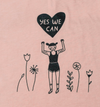 Yes We Can! Women's Peach Muscle T